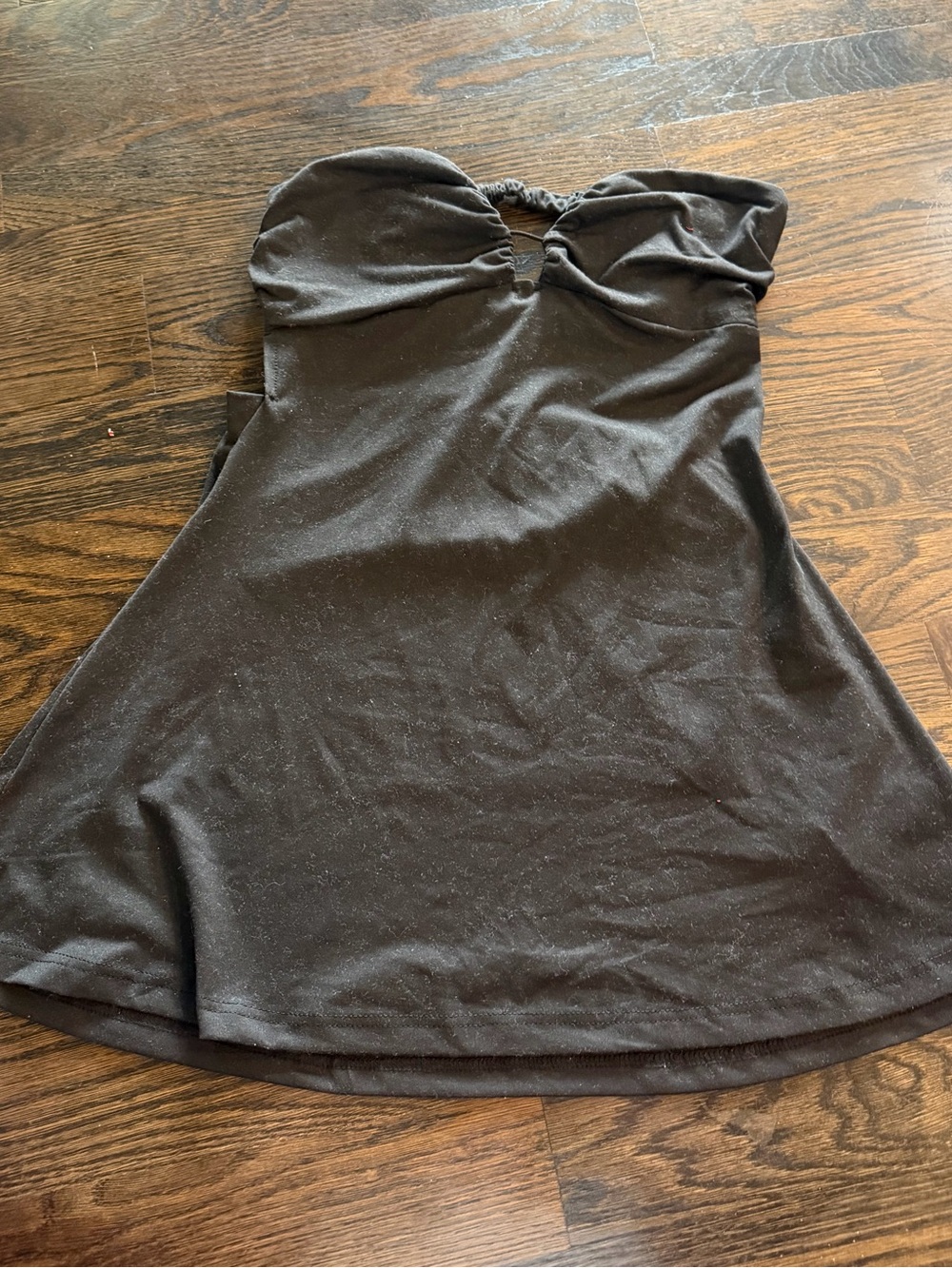 Strapless Black Women's Dress